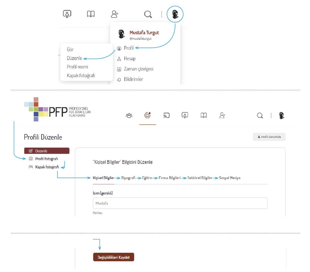 Profilinizi Güncel Tutun