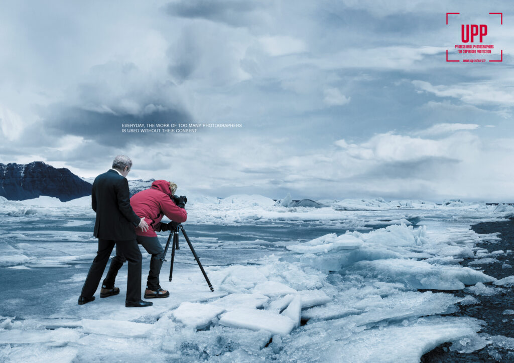 UPP | UNION DES PHOTOGRAPHES PROFESSIONNELS "İzinsiz" isimli kampanyanın fotoğrafı